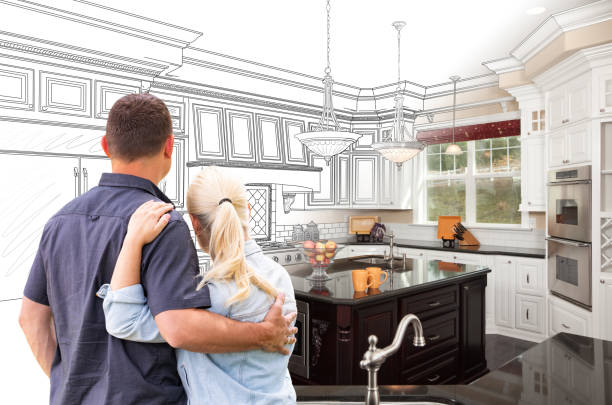 Professional Kitchen Island Installation technician working in Ringoes, NJ